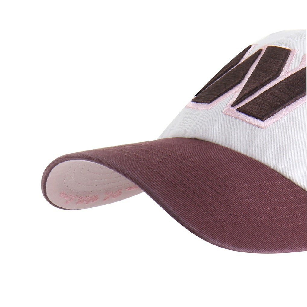 47 brand Washington Commanders '47 Unisex Love Letter Clean Up Adjustable Hat Stone/Burgundy