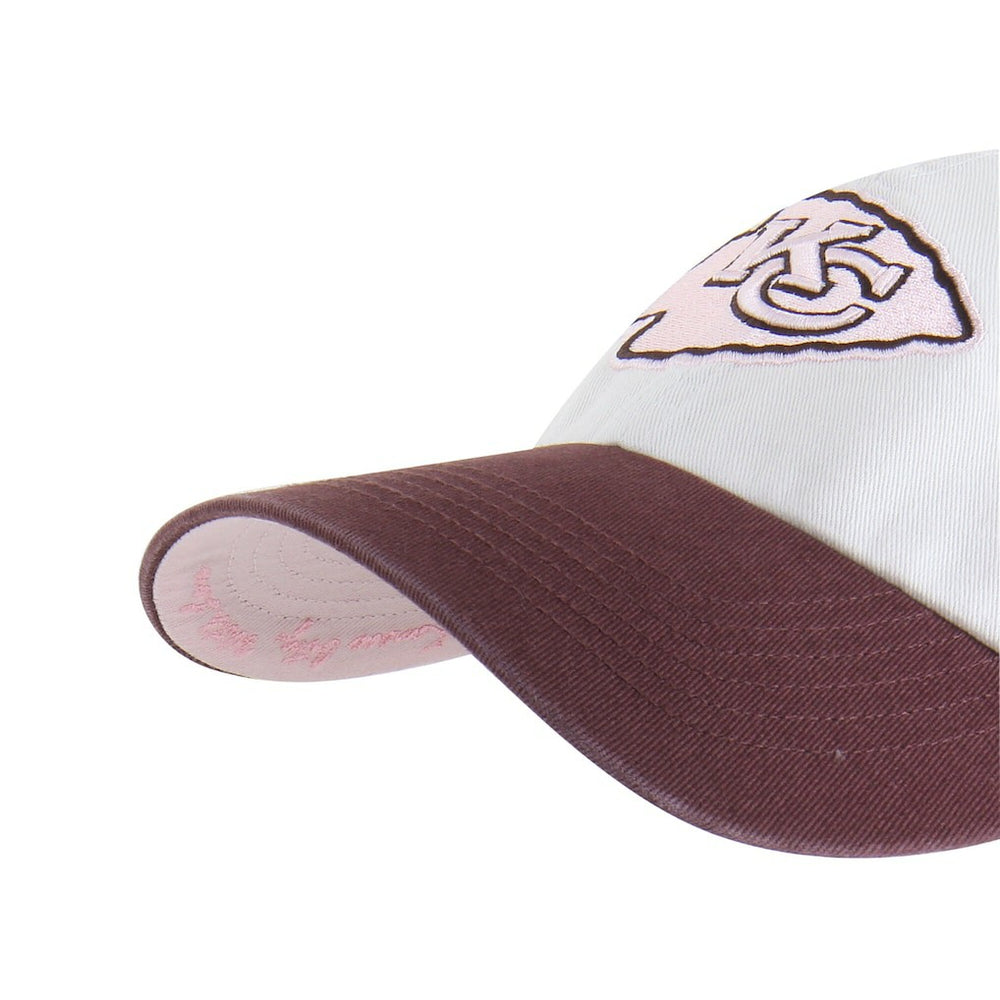 47 brand Kansas City Chiefs '47 Unisex Love Letter Clean Up Adjustable Hat Stone/Burgundy