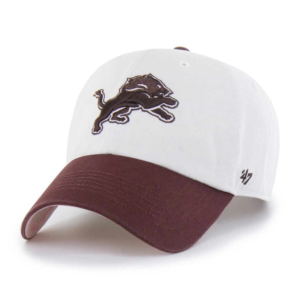 47 brand Detroit Lions '47 Unisex Love Letter Clean Up Adjustable Hat Stone/Burgundy