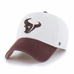 47 brand Houston Texans '47 Unisex Love Letter Clean Up Adjustable Hat Stone/Burgundy
