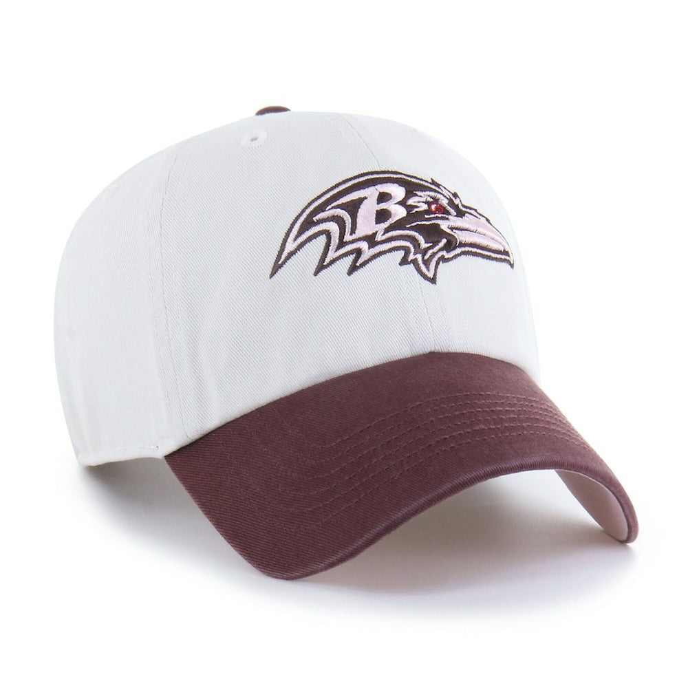 47 brand Baltimore Ravens '47 Unisex Love Letter Clean Up Adjustable Hat Stone/Burgundy