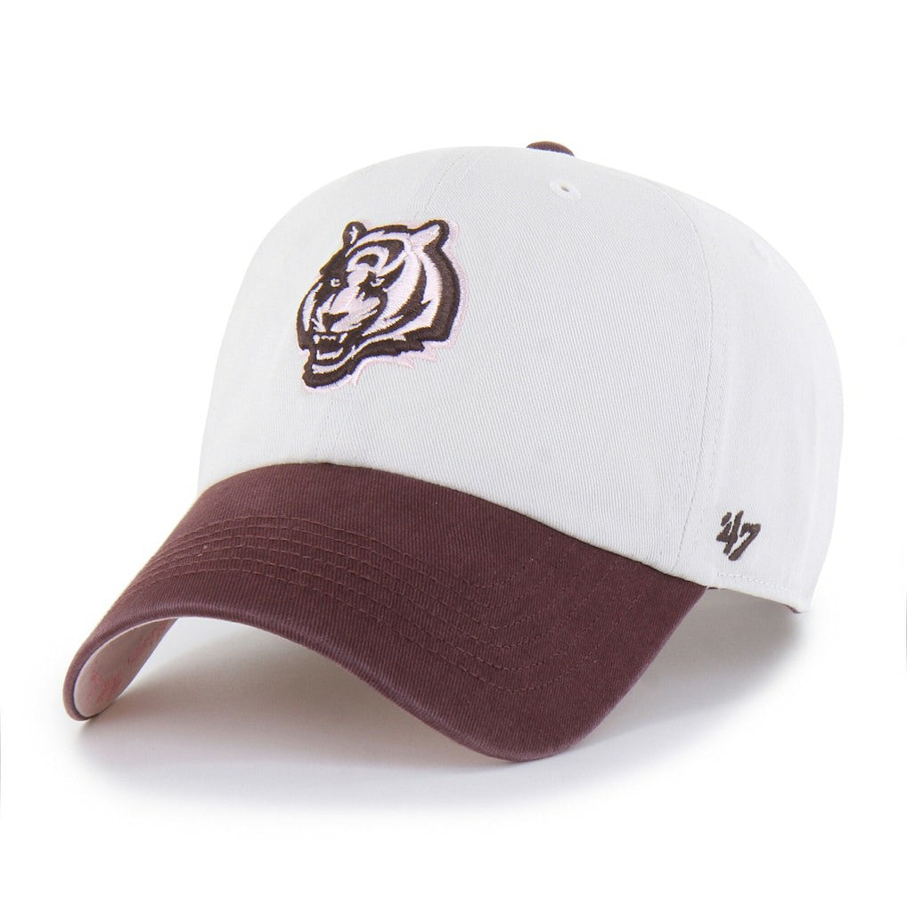 47 brand Cincinnati Bengals '47 Unisex Love Letter Clean Up Adjustable Hat Stone/Burgundy