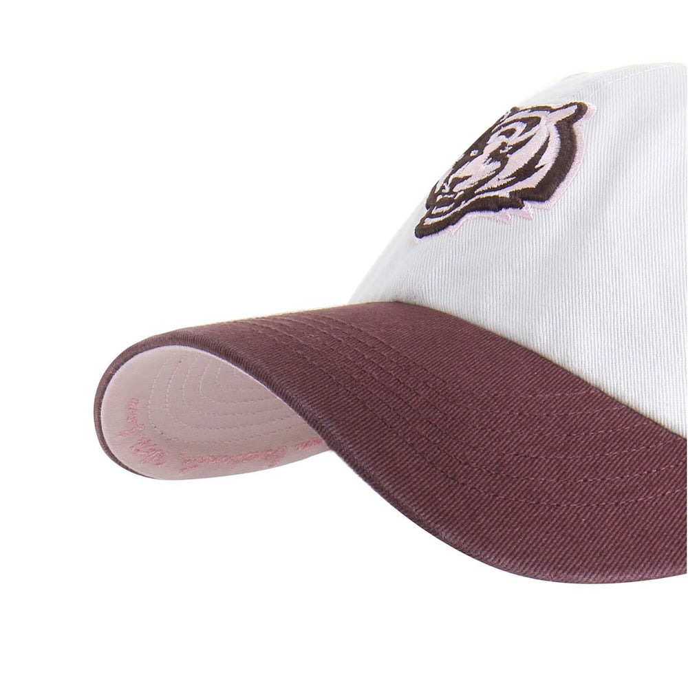 47 brand Cincinnati Bengals '47 Unisex Love Letter Clean Up Adjustable Hat Stone/Burgundy