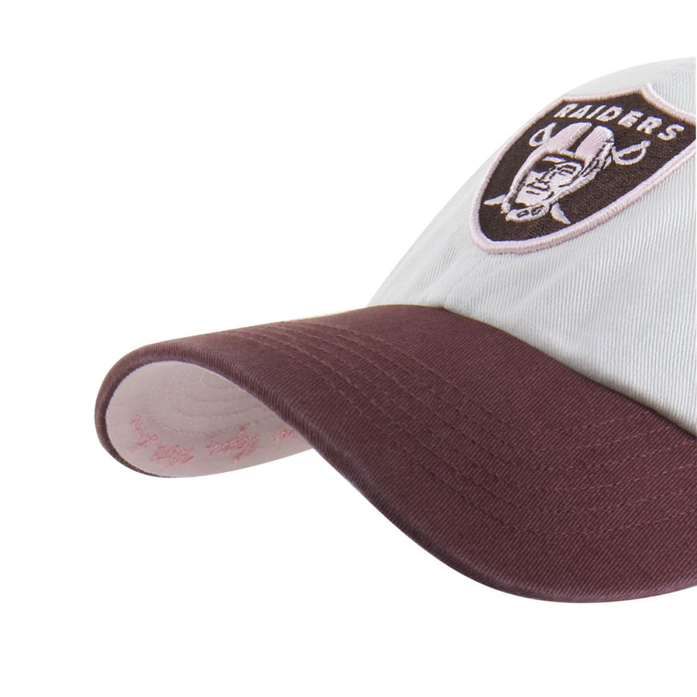 47 brand Las Vegas Raiders '47 Unisex Love Letter Clean Up Adjustable Hat Stone/Burgundy