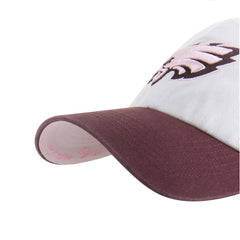 47 brand Philadelphia Eagles '47 Unisex Love Letter Clean Up Adjustable Hat Stone/Burgundy
