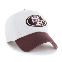 47 brand San Francisco 49ers '47 Unisex Love Letter Clean Up Adjustable Hat Stone/Burgundy