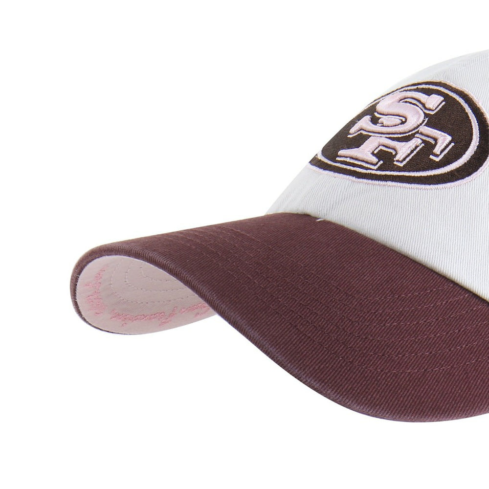 47 brand San Francisco 49ers '47 Unisex Love Letter Clean Up Adjustable Hat Stone/Burgundy