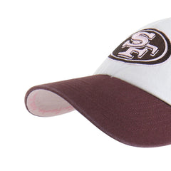 47 brand San Francisco 49ers '47 Unisex Love Letter Clean Up Adjustable Hat Stone/Burgundy