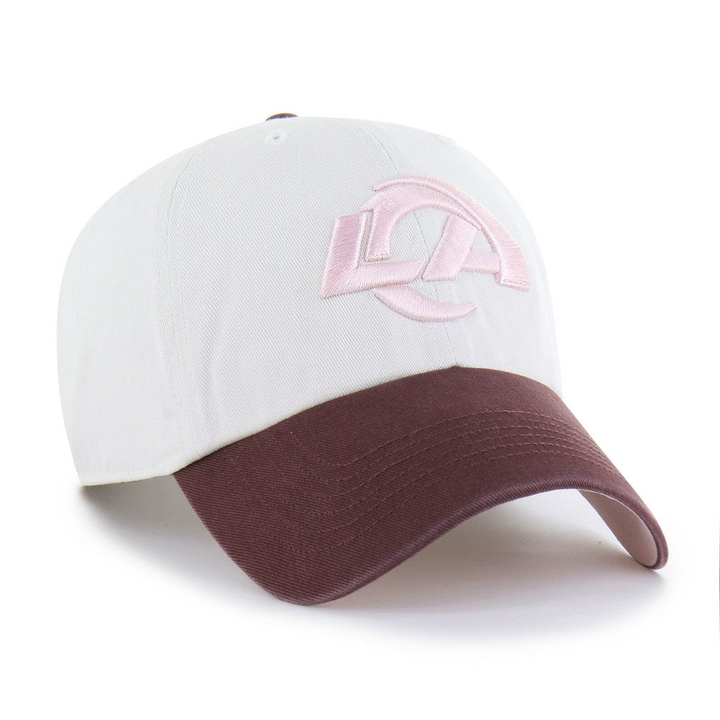 47 brand Los Angeles Rams '47 Unisex Love Letter Clean Up Adjustable Hat Stone/Burgundy