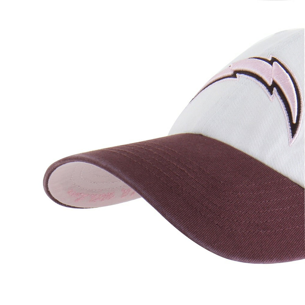 47 brand Los Angeles Chargers '47 Unisex Love Letter Clean Up Adjustable Hat Stone/Burgundy