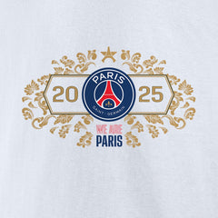 Paris Saint-Germain 2025 Champions League Winners Roster Jersey T-Shirt White
