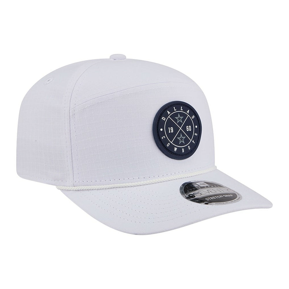 Dallas Cowboys New Era Quick Strike Split Panel 9SEVENTY Stretch-Snap Hat White