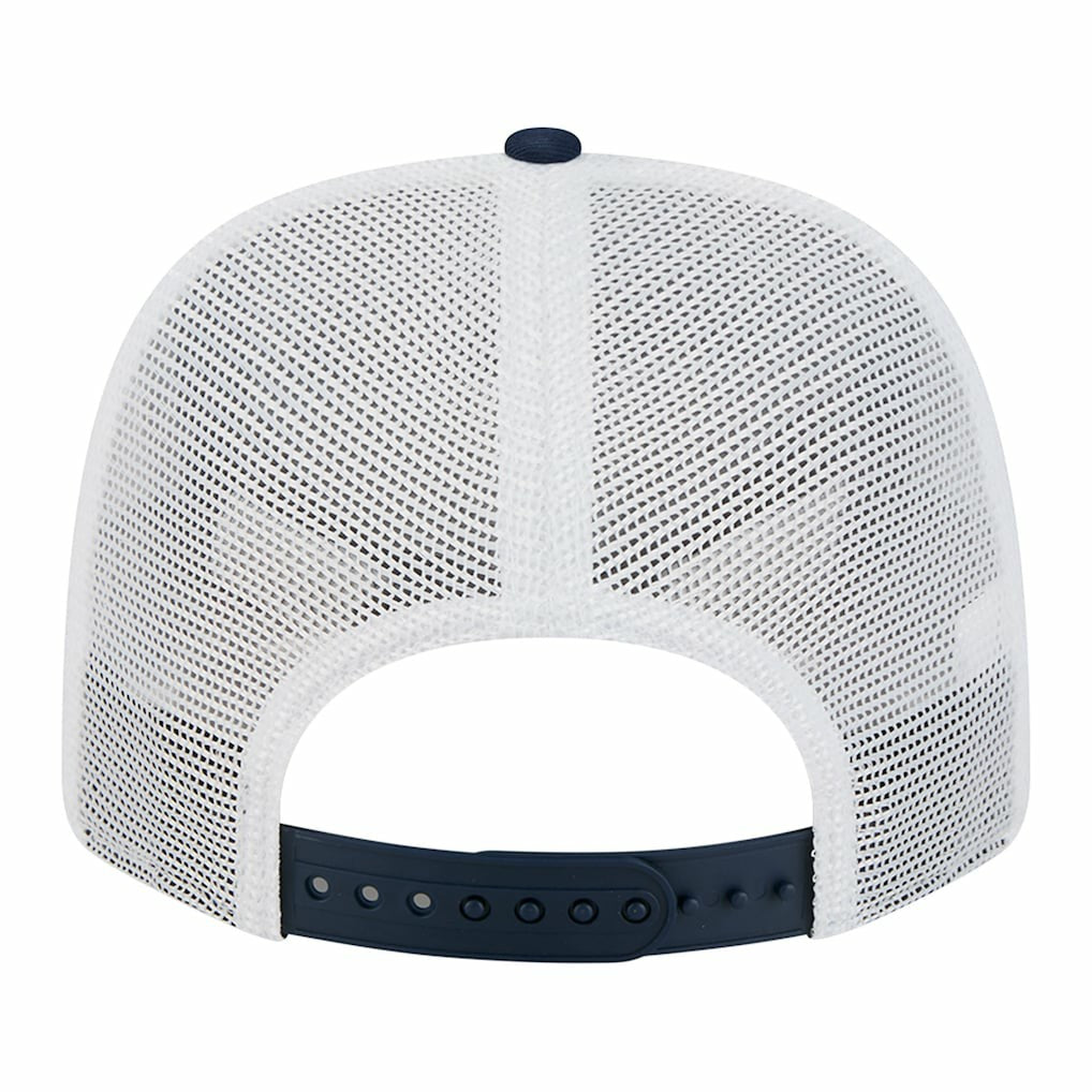 Dallas Cowboys New Era Quick Strike Split Panel 9SEVENTY Stretch-Snap Trucker Hat Navy