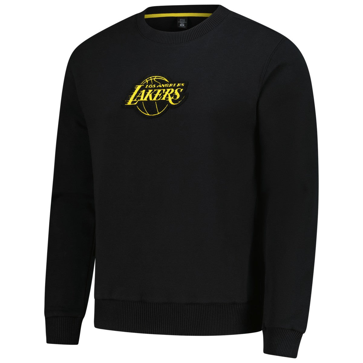 Los Angeles Lakers Stadium Essentials Unisex Club Level Chenille Sweatshirt Black