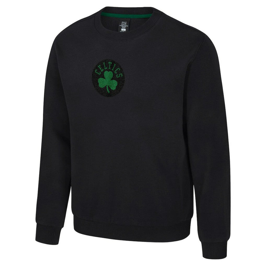 Boston Celtics Stadium Essentials Unisex Club Level Chenille Sweatshirt Black