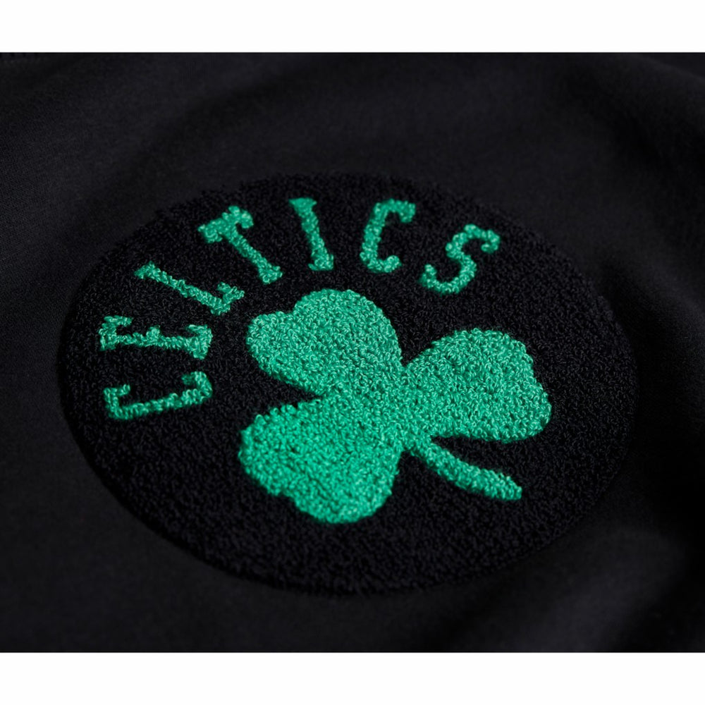 Boston Celtics Stadium Essentials Unisex Club Level Chenille Sweatshirt Black