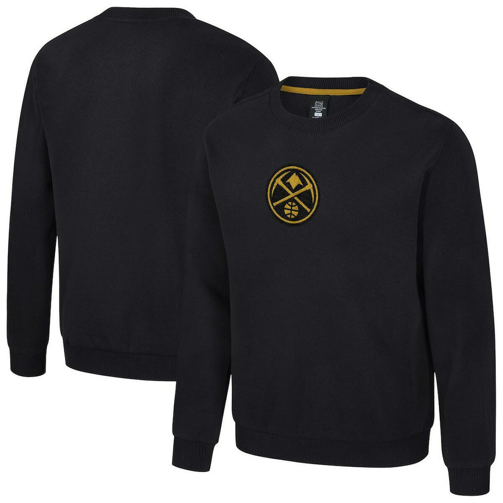 Denver Nuggets Stadium Essentials Unisex Club Level Chenille Sweatshirt Black
