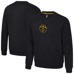 Denver Nuggets Stadium Essentials Unisex Club Level Chenille Sweatshirt Black