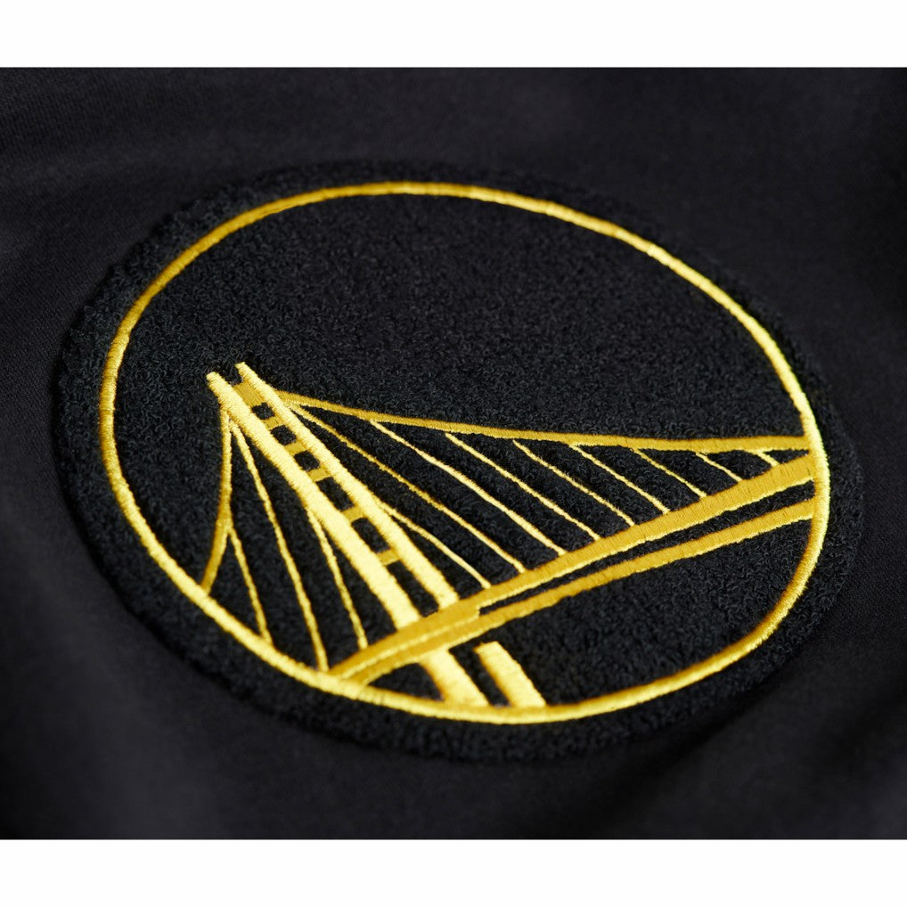 Golden State Warriors Stadium Essentials Unisex Club Level Chenille Sweatshirt Black