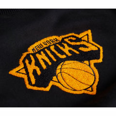 New York Knicks Stadium Essentials Unisex Club Level Chenille Sweatshirt Black