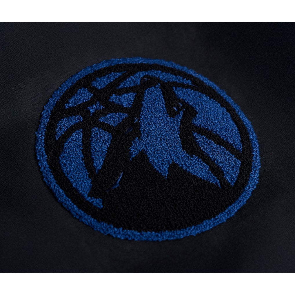 Minnesota Timberwolves Stadium Essentials Unisex Club Level Chenille Sweatshirt Black