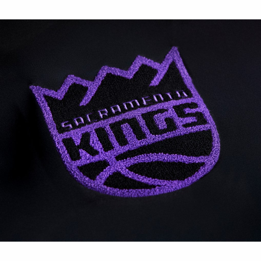 Sacramento Kings Stadium Essentials Unisex Club Level Chenille Sweatshirt Black