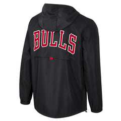Chicago Bulls Stadium Essentials Unisex Compete Quarter-Zip Hoodie Jacket Black