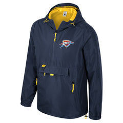 Oklahoma City Thunder Stadium Essentials Unisex Compete Quarter-Zip Hoodie Jacket Blue