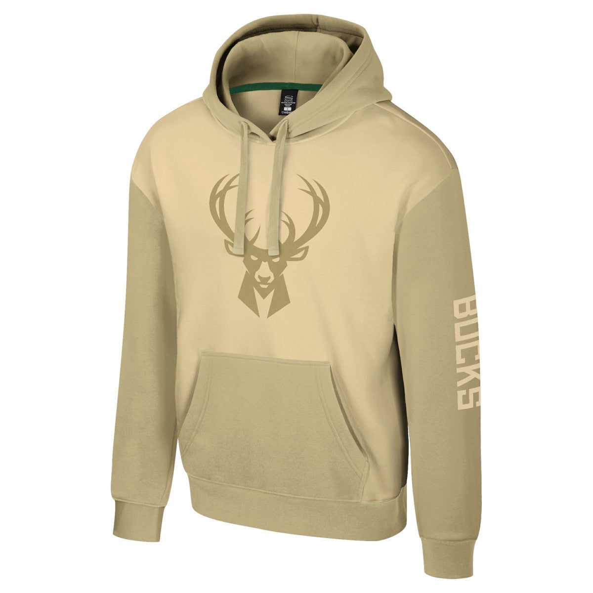Milwaukee Bucks Stadium Essentials Unisex Rafters Burst Hoodie Khaki