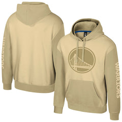 Golden State Warriors Stadium Essentials Unisex Rafters Burst Hoodie Khaki