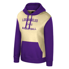 Los Angeles Lakers Stadium Essentials Women's Rafters Road Trip Hoodie Cream
