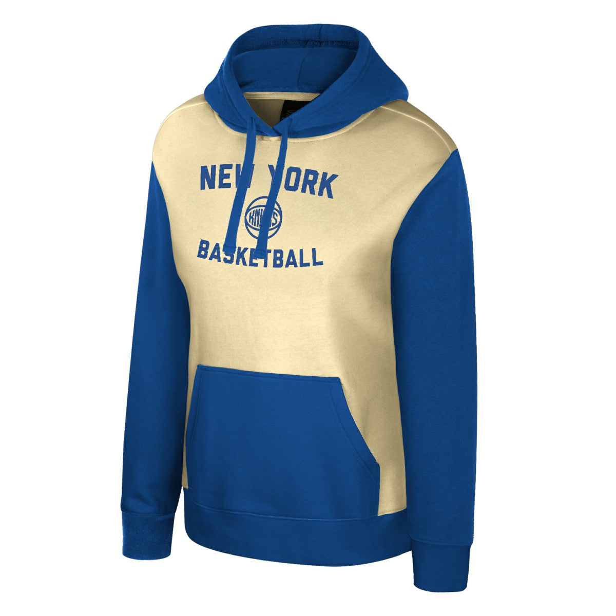 New York Knicks Stadium Essentials Women's Rafters Road Trip Hoodie Cream