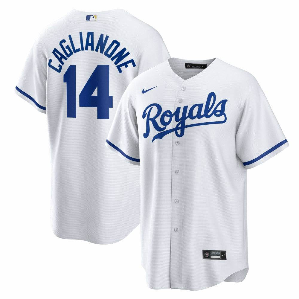 Jac Caglianone Kansas City Royals Nike Home Replica Jersey - White - Nike Sale