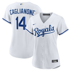 Jac Caglianone Kansas City Royals Nike Women's Home Replica Jersey - White - Nike Lifestyle
