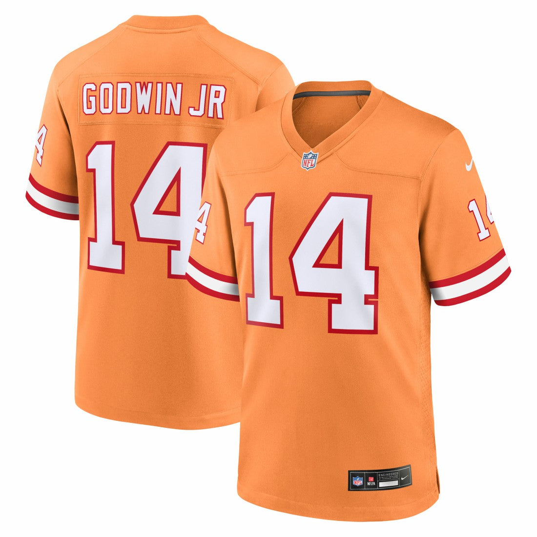 Nike Chris Godwin Jr. Tampa Bay Buccaneers Alternate Game Player Jersey Orange
