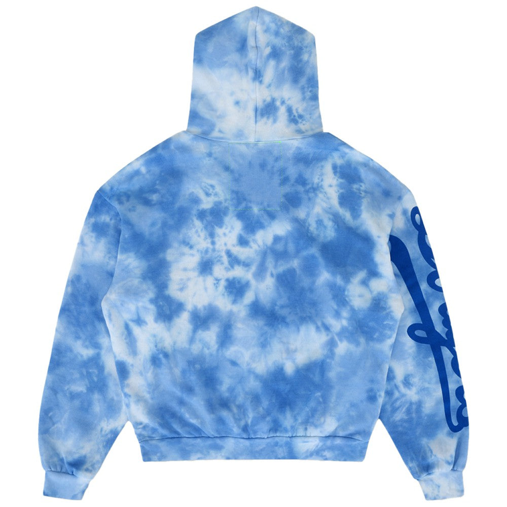 Los Angeles Dodgers Aviator Nation x MLB Unisex Tie-Dye Tri-Blend Hoodie - Light Blue - MLB on Sale