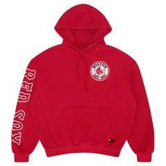Boston Red Sox Aviator Nation x MLB Unisex Tri-Blend Pullover Hoodie - Red - MLB on Sale