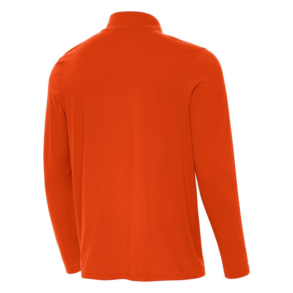 Cincinnati Bengals Antigua Streak Intent Quarter-Zip Sweatshirt Orange