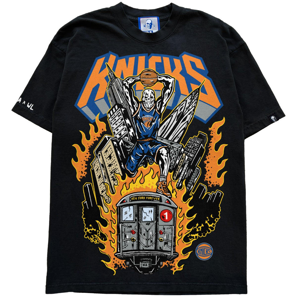 New York Knicks Warren Lotas x Fest Subway T-Shirt Black | Fanatics online