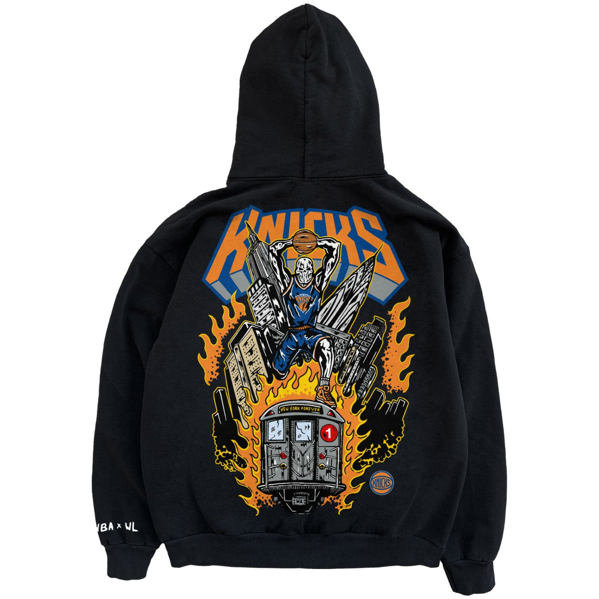 New York Knicks Warren Lotas x Fest Subway Hoodie Black | Fanatics outlet