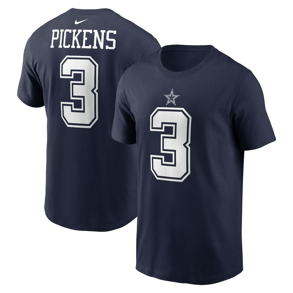 Nike George Pickens Dallas Cowboys Name & Number T-Shirt Navy