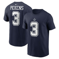 Nike George Pickens Dallas Cowboys Name & Number T-Shirt Navy