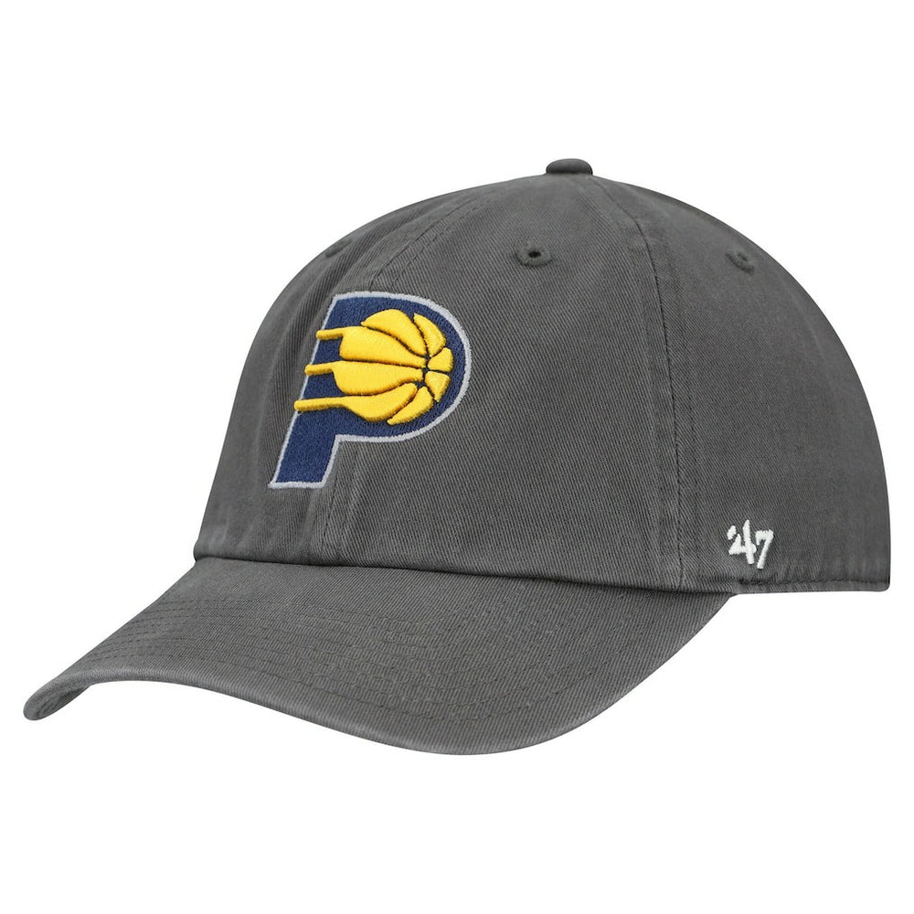 Indiana Pacers '47 Primary Logo Clean Up Adjustable Hat Charcoal | 47 brand Near Me