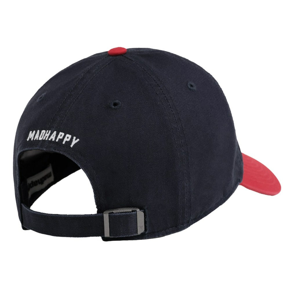 Atlanta Braves Madhappy x MLB Unisex Dad Adjustable Hat - Navy/Red - MLB on Sale