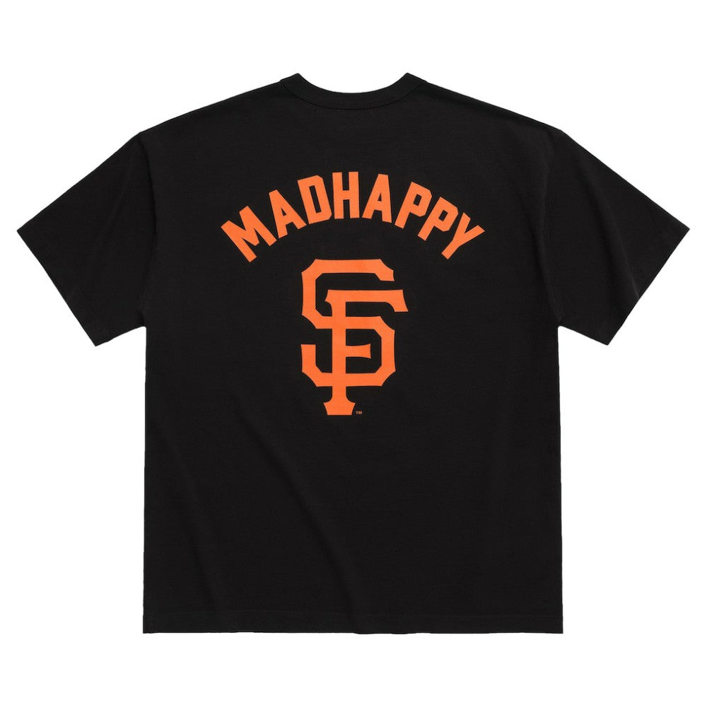 San Francisco Giants Madhappy x MLB Unisex Heavyweight T-Shirt - Black - MLB Lifestyle