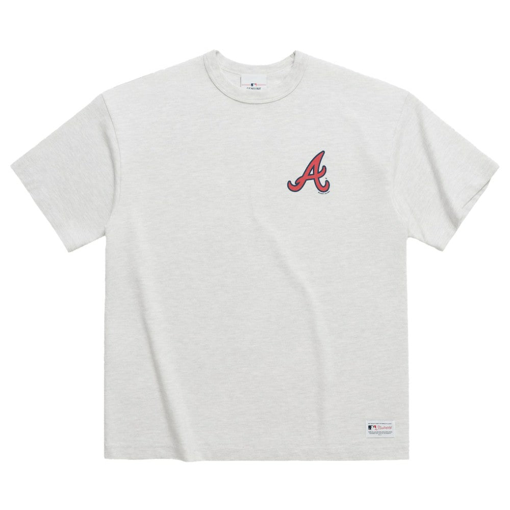 Atlanta Braves Madhappy x MLB Unisex Heavyweight T-Shirt - Heather Gray - MLB Sale