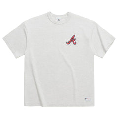 Atlanta Braves Madhappy x MLB Unisex Heavyweight T-Shirt - Heather Gray - MLB Sale