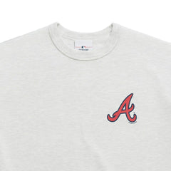 Atlanta Braves Madhappy x MLB Unisex Heavyweight T-Shirt - Heather Gray - MLB Sale
