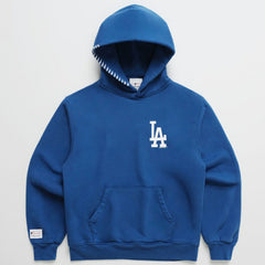 Los Angeles Dodgers Madhappy x MLB Unisex Heavyweight Fleece Hoodie - Royal - MLB Discount