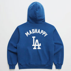 Los Angeles Dodgers Madhappy x MLB Unisex Heavyweight Fleece Hoodie - Royal - MLB Discount